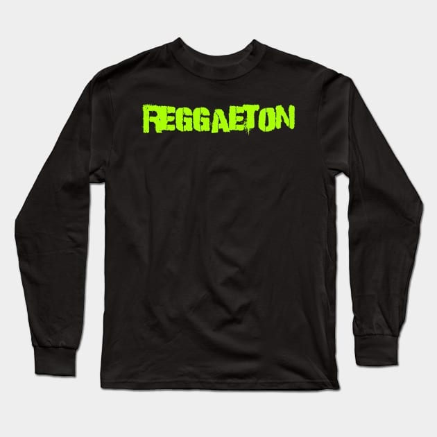 Reggaeton Long Sleeve T-Shirt by Erena Samohai